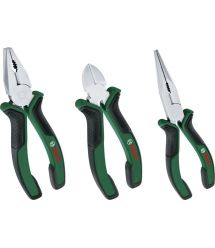Bosch Плоскогубцы на выбор 3 шт, комбинированные, усиленные, боковые
