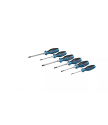 Bosch Отвертка набор 6шт, SL 4.5, 5.5, 6.5, PH1, PH2