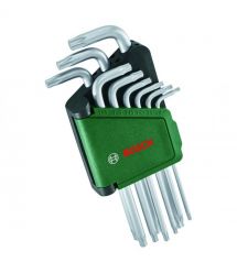 Bosch Ключи шестигранные, набор 9шт, T8-T40