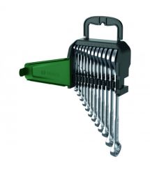 Bosch Ключи гаечные, набор 12шт, комбинированные, 6-19мм, CrV