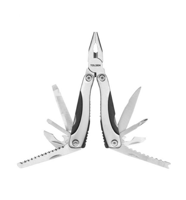 Tolsen Мультитул, 14 элементов, 102х46х23мм, 2Cr13