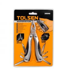 Tolsen Мультитул, 14 элементов, 102х46х23мм, 2Cr13