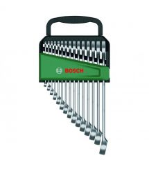Bosch Ключи гаечные, набор 15шт, комбинированные, 6-21мм, CrV