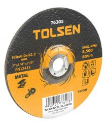 Tolsen Диск отрезной шлифовальный по металлу, 125х6.0х22.2мм