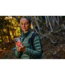 UAG Чехол+ремешок для Samsung Galaxy S25 Ultra, Pathfinder Clear with Magnet Bundle, Active Lava Lanyard