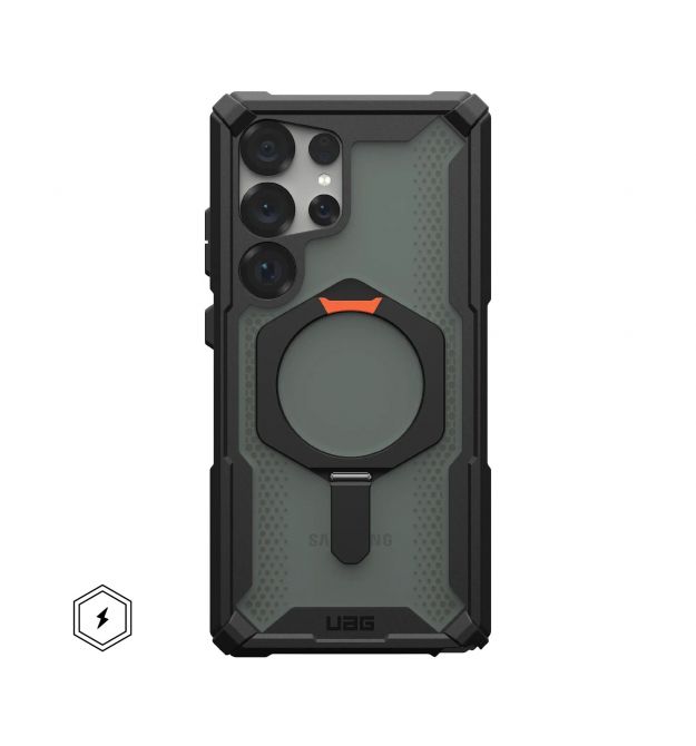 UAG Чехол для Samsung Galaxy S25 Ultra, Plasma XTE with Magnet, Black/Orange