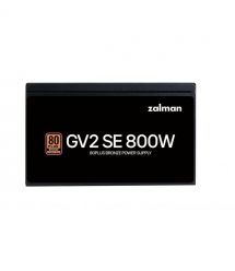 Zalman Блок питания GV2SE (800W) 88%, 80+ Bronze, 120мм, 1xMB 24pin(20+4), 1xCPU(4+4 pin + 8pin), 4xMolex, 8xSATA,