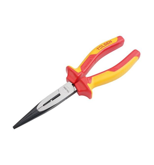 Tolsen Плоскогубцы удлиненные прямые Premium VDE, диэлектрические, 160мм