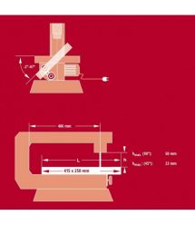Einhell Пила-лобзик TC-SS 406 E 120В, 400-1600об/мин вылет 40 мм 8.9кг