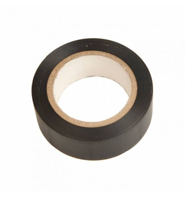 Tolsen Лента изоляционная, 9,2м, 19x0.13мм, черная