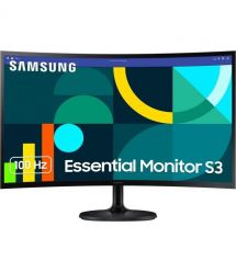 Samsung Монитор 27" S27D360 D-Sub, HDMI, VA, 100Hz, 4ms, CURVED