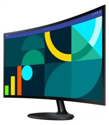 Samsung Монитор 27" S27D360 D-Sub, HDMI, VA, 100Hz, 4ms, CURVED