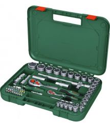 Bosch Набор торцевых головок, 1/2", 25 предметов, с трещоткой