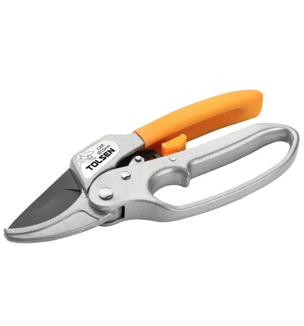 Tolsen Секатор плоскостной, d реза 25мм, 200мм, 220г