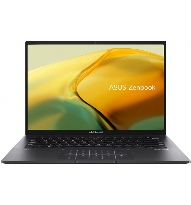 ASUS Ноутбук Zenbook 14 UM3402YA-KP752 14" WQXGA IPS, AMD R5-7430U, 16GB, F1TB, UMA, NoOS, Черный