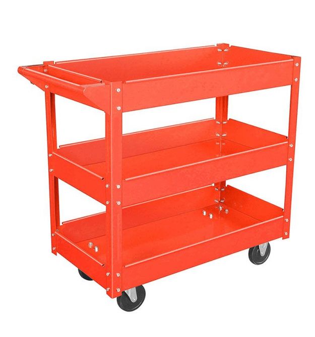 Tolsen Тележка грузовая универсальная, 84х41х78см, 3 уровня, на колёсках