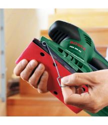 Bosch Шлифмашина вибрационная PSS 200 AC 200Вт платформа 93x230 24000кол·мин 1.6кг