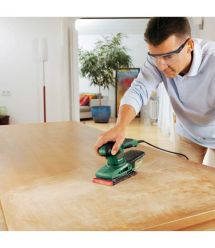 Bosch Шлифмашина вибрационная PSS 200 AC 200Вт платформа 93x230 24000кол·мин 1.6кг