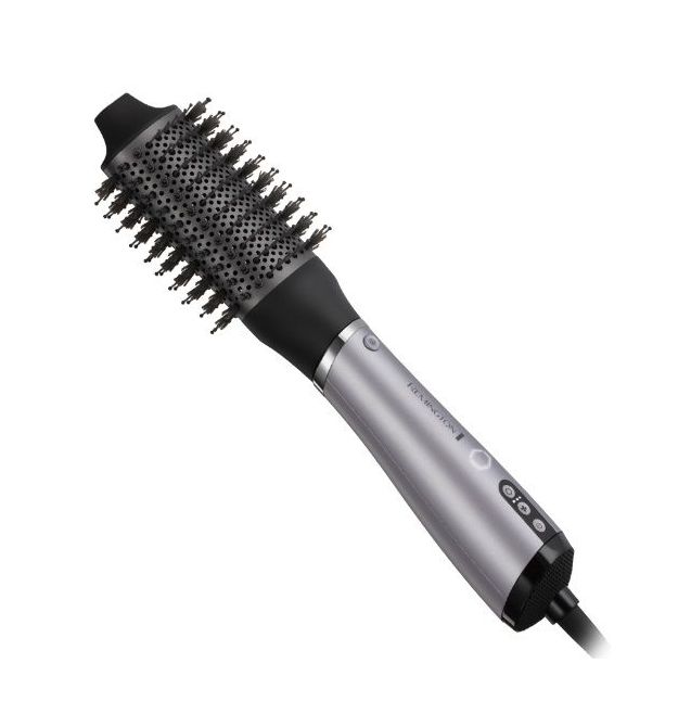 Remington Фен-щетка ProLuxe You Adaptive, 1000Вт, режимов-3, ионизиция, хол. обдув, керамика, серый