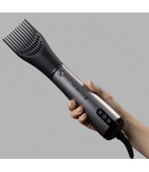 Remington Фен-щетка ProLuxe You Adaptive, 1000Вт, режимов-3, ионизиция, хол. обдув, керамика, серый