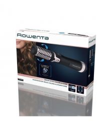 Rowenta Фен-щетка Activ' Dry&Style, 1000Вт, 3 режима, иониз-я, хол. обдув, оборот. насадок, керамика, черный