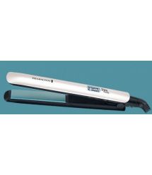 Remington Фен + выпрямитель набор Shine Therapy, 2300Вт, режимов-3, дифузор,щипцы для волос(150-230°С,керамика), бело-голубой