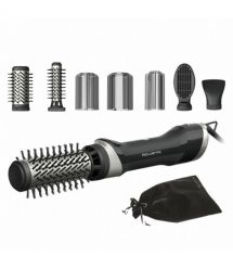 Rowenta Фен-щетка Renewal Brush Active, 1000Вт, режимов-3, иониз-я, хол. обдув, вращ. насадка, керамика, черный