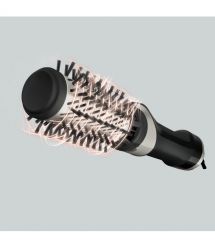 Rowenta Фен-щетка Renewal Brush Active, 1000Вт, режимов-3, иониз-я, хол. обдув, вращ. насадка, керамика, черный