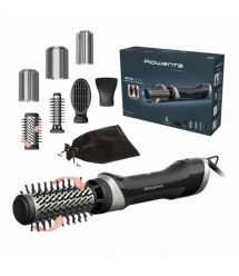 Rowenta Фен-щетка Renewal Brush Active, 1000Вт, режимов-3, иониз-я, хол. обдув, вращ. насадка, керамика, черный