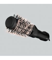 Rowenta Фен-щетка Renewal Brush Active, 1000Вт, режимов-3, иониз-я, хол. обдув, вращ. насадка, 2 насадки, керамика, черный