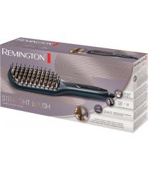 Remington Щетка-выпрямитель Straight Brush, 62Вт, темп.режимов-3, 150-230С, ионизация, керамика, серый