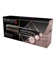 Remington Випрямитель PROluxe Midnight Wide Plate Straightener, темп.режимов-9, 150-230С, чехол, дисплей, керамика, черный