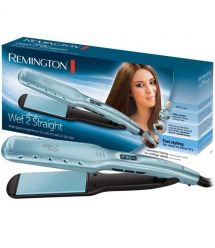 Remington Выпрямитель Wet 2 Straight, 62Вт, темп.режимов-10, 140-230С, дисплей, керамика, голубой