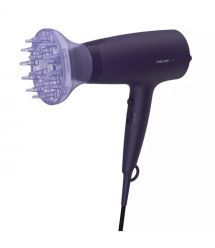 Philips Фен 3000 Series, 2100Вт, режимов-3, дифузор, иониз-я, хол. обдув, синий