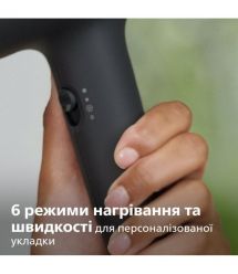 Philips Фен 3000 Series, 2100Вт, режимов-3, дифузор, иониз-я, хол. обдув, синий