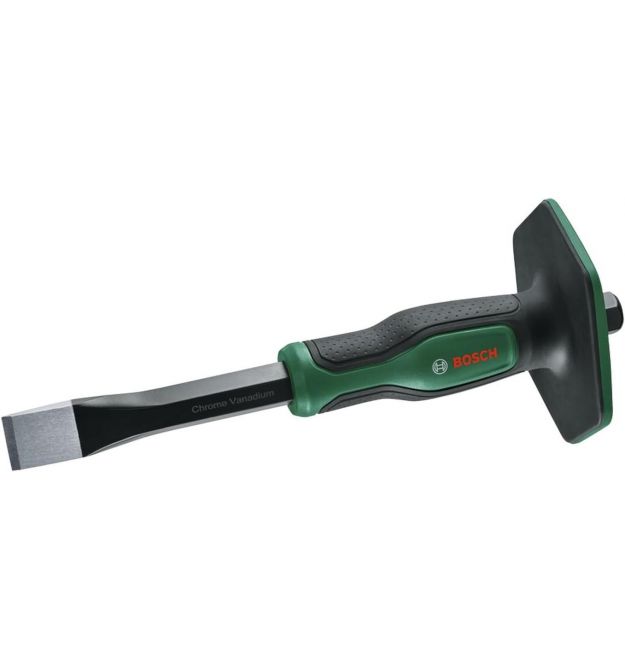 Bosch Зубило плоское, 250x102x81мм, защита руки, CrV