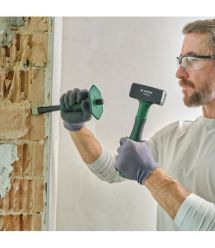 Bosch Зубило плоское, 250x102x81мм, защита руки, CrV