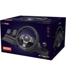 Trust Руль и педали GXT 289 Movi, PC/PS4/PS3/Xbox/Nintendo Switch