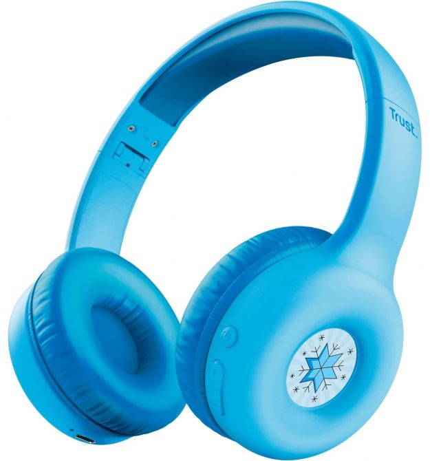 Trust Наушники On-ear Nouna Kids, Wireless, Mic, Синий