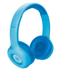 Trust Наушники On-ear Nouna Kids, Wireless, Mic, Синий