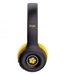 Trust Наушники On-ear Nouna Kids, Wireless, Mic, Черный
