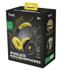 Trust Наушники On-ear Nouna Kids, Wireless, Mic, Черный