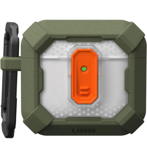 UAG Чехол для AirPods (Gen 4, 2024), Plasma, Olive Drab