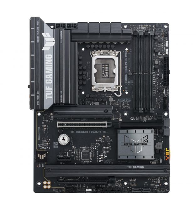 ASUS Материнcкая плата TUF GAMING B860-PLUS WIFI s1851 B860 2xDDR5 M.2 DP HDMI USB Type-C Wi-Fi BT ATX