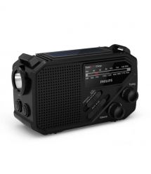Philips Портативное радио TAR1609 FM/MW, Solar Power, LED Light, Kinetic & Li-ion battery