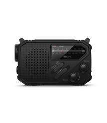 Philips Портативное радио TAR1609 FM/MW, Solar Power, LED Light, Kinetic & Li-ion battery