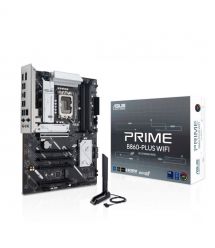 ASUS Материнcкая плата PRIME B860-PLUS WIFI s1851 B860 4xDDR5 M.2 DP HDMI Wi-Fi BT ATX