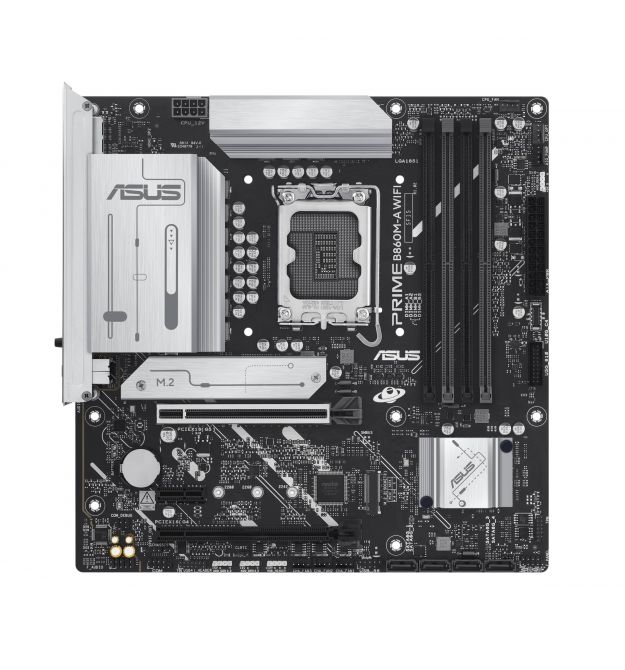 ASUS Материнcька плата PRIME B860M-A WIFI s1851 B860 4xDDR5 M.2 DP HDMI Wi-Fi BT mATX