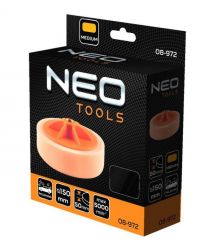 Neo Tools Диск полировальный, губка средней жесткости, M14, 150x50мм