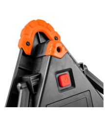 Neo Tools Прожектор на батарейках, треугольный, ААх4, 22x220x45мм, 800лм, 10Вт, 3 функции освещения, белый/красный свет.